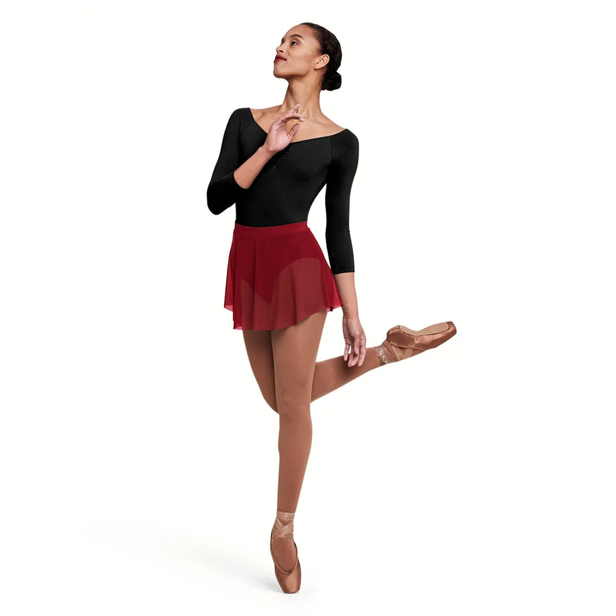 Bloch Adult Jaye Mesh Skirt - Image 11