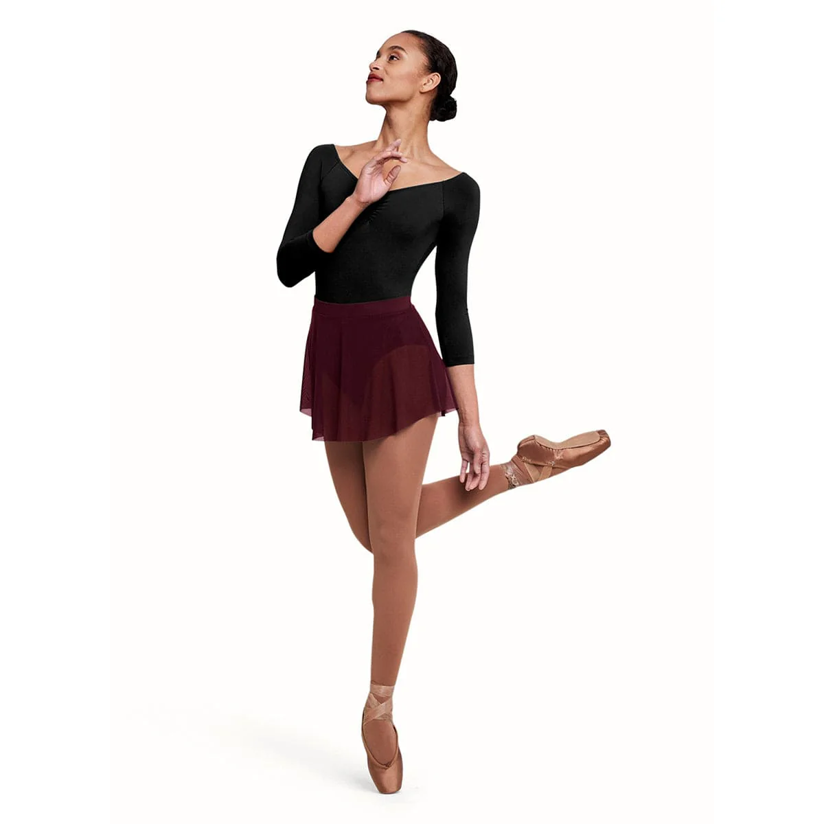 Bloch Adult Jaye Mesh Skirt - Image 5