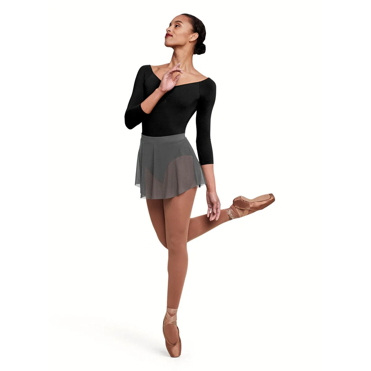 Bloch Adult Jaye Mesh Skirt - Image 7