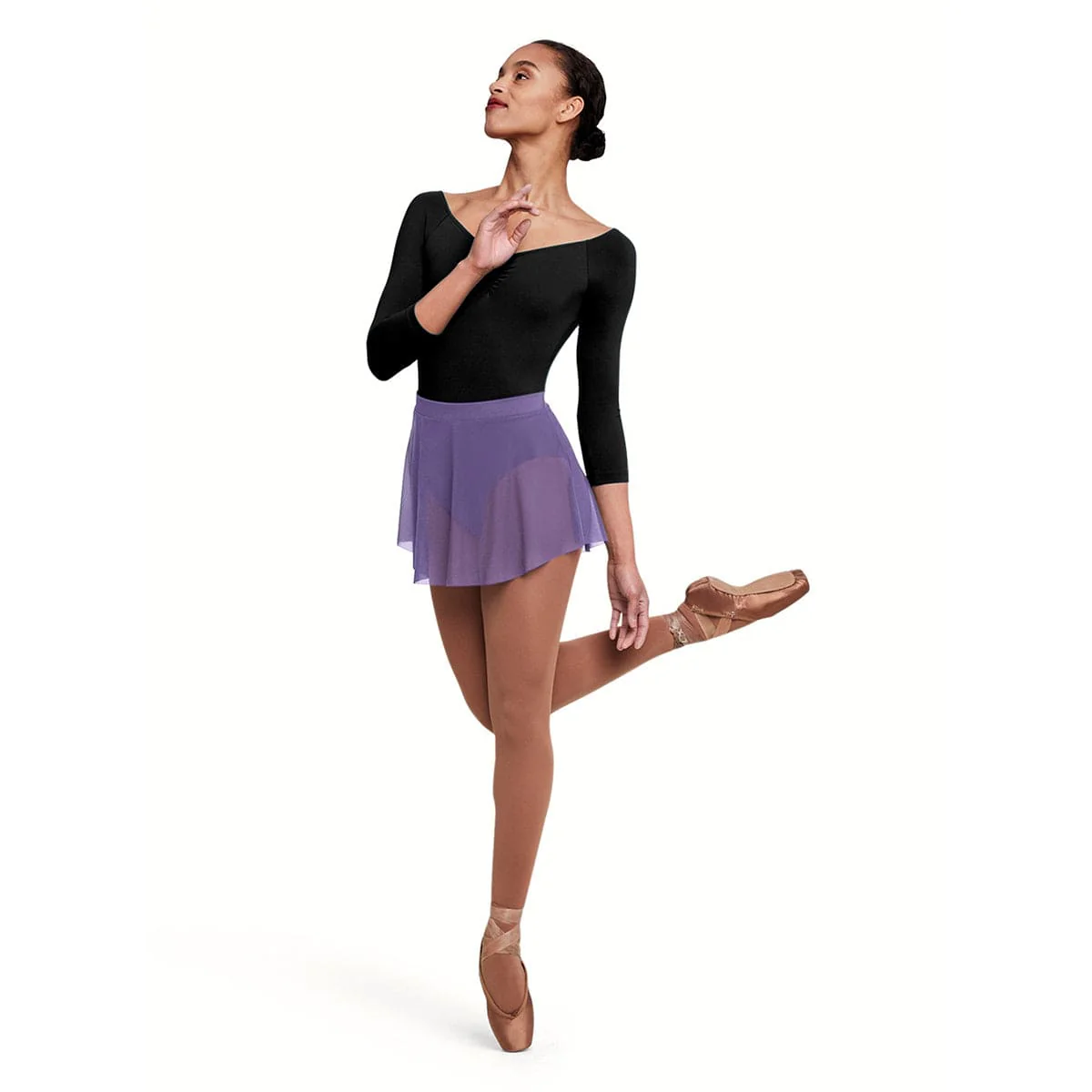 Bloch Adult Jaye Mesh Skirt - Image 8