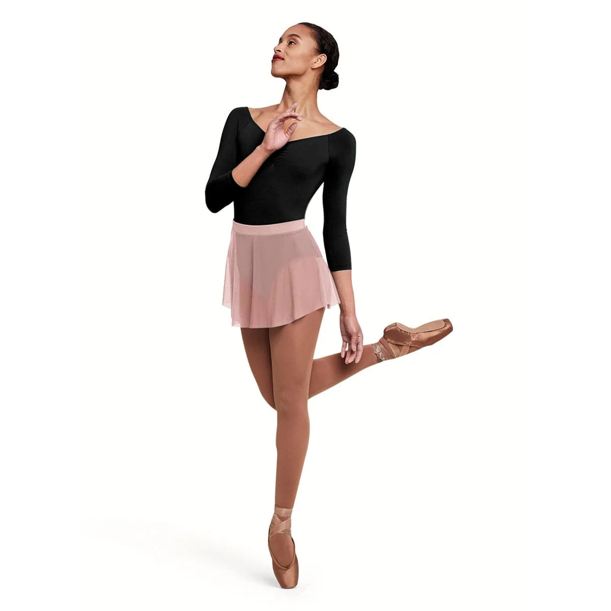 Bloch Adult Jaye Mesh Skirt - Image 9