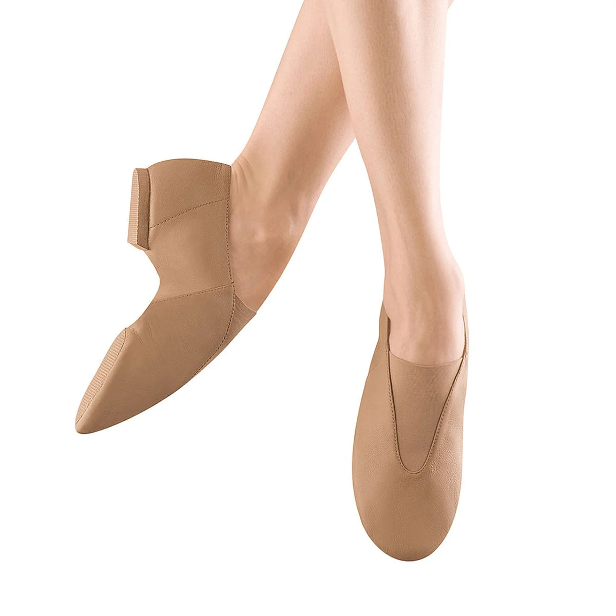 Bloch Children's Super Jazz Split Sole Shoes - Tan - Image 2
