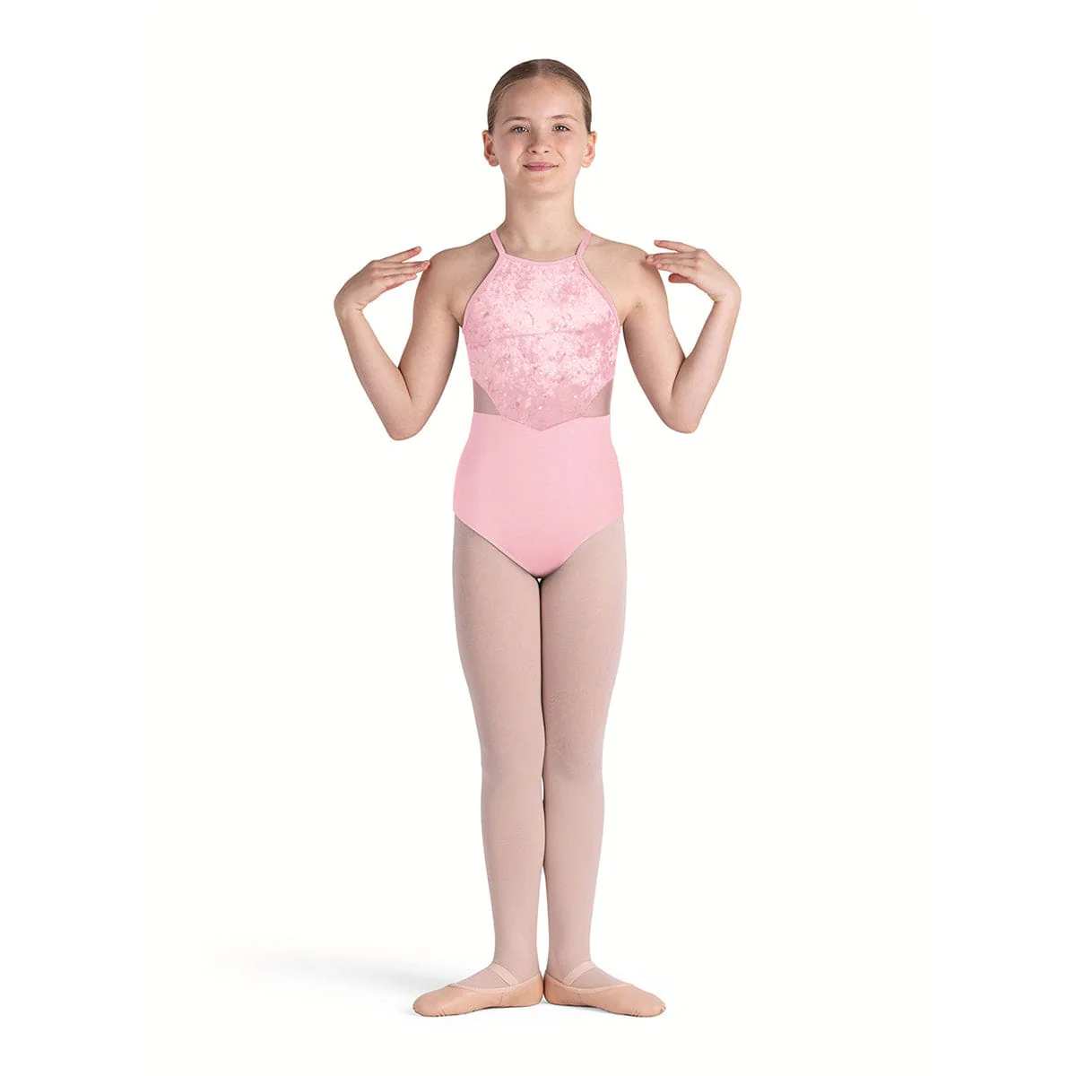 Bloch Girls Rosie Halterneck Leotard - Image 3