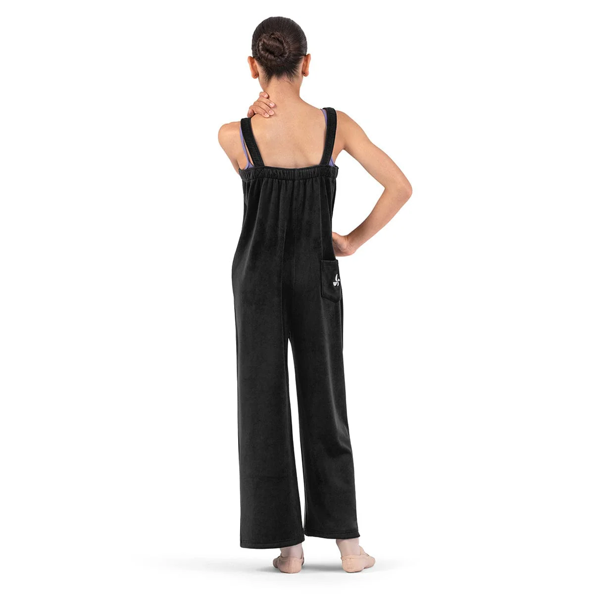 Bloch Girls Susan Velvet Jumpsuit - Image 5