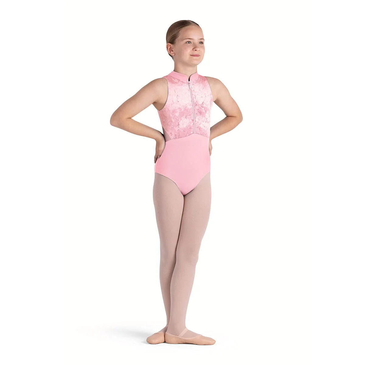 Bloch Girls Tanya Zip Front Leotard - Image 6