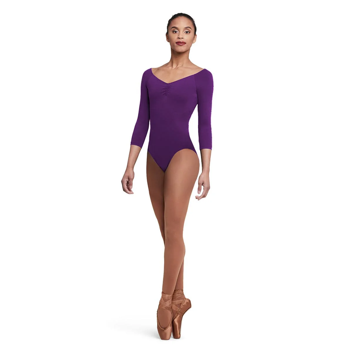 Bloch Ladies Dana 3/4 Sleeve Leotard - Image 4