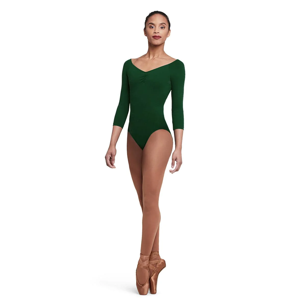 Bloch Ladies Dana 3/4 Sleeve Leotard - Image 5