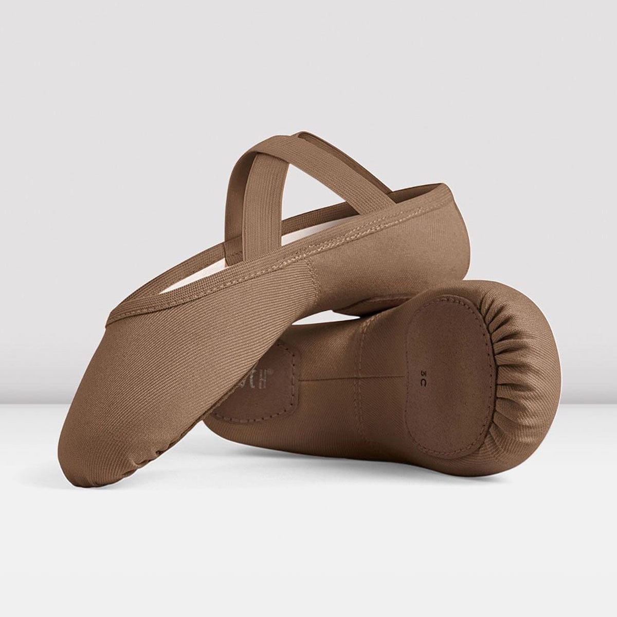 Bloch Performa Adult Ballet Slippers - Coffee - Image 2