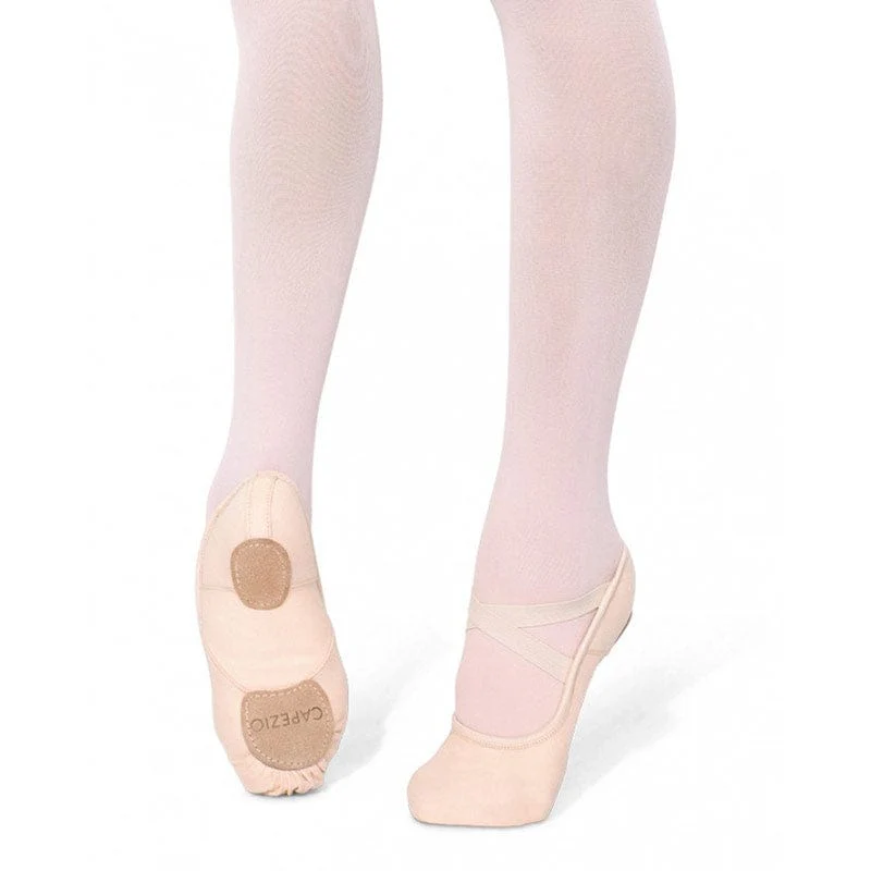 Capezio Adult Hanami Stretch Canvas Ballet Slippers - Light Pink - Image 3