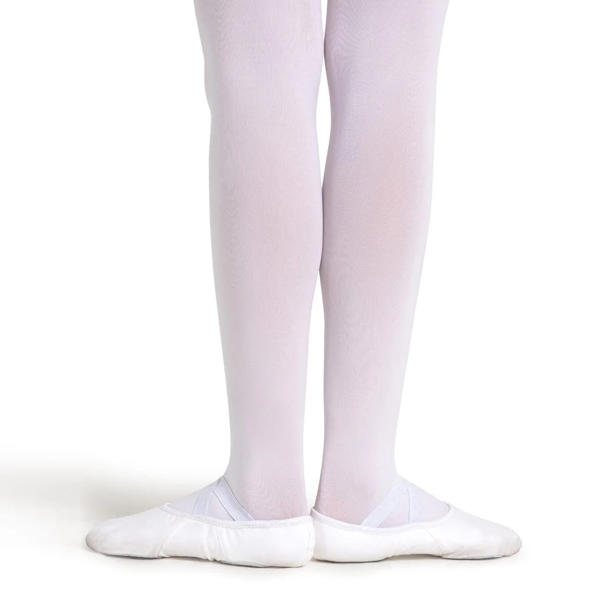 Capezio Adult Hanami Stretch Canvas Ballet Slippers - White - Image 2