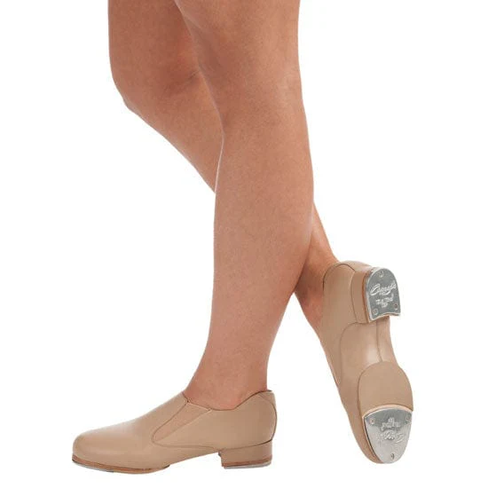 Capezio Adult Riff Slip-On Tap Shoes - Caramel - Image 2