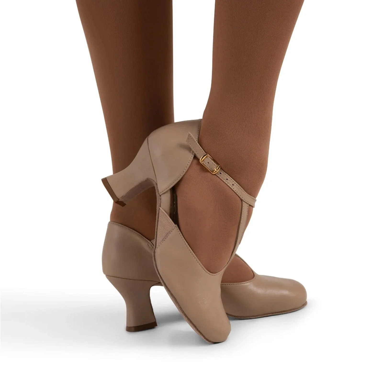 Capezio Adult Shanel 2.5" Character Shoes - Chai - Image 3