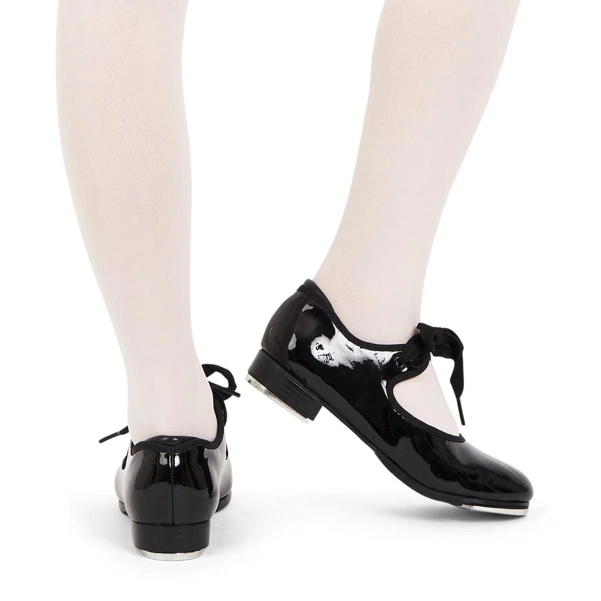 Capezio Adult Shuffle Tap Tap Shoes - Black - Image 2