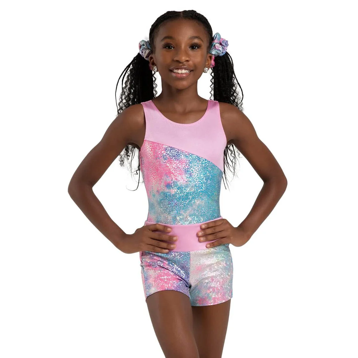 Capezio Child Unicorn Disco Shimmer Shorts