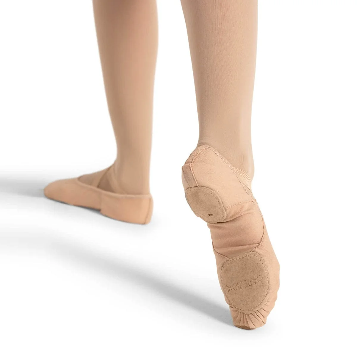 Capezio Child's Hanami Stretch Canvas Ballet Slippers - Nude - Image 2