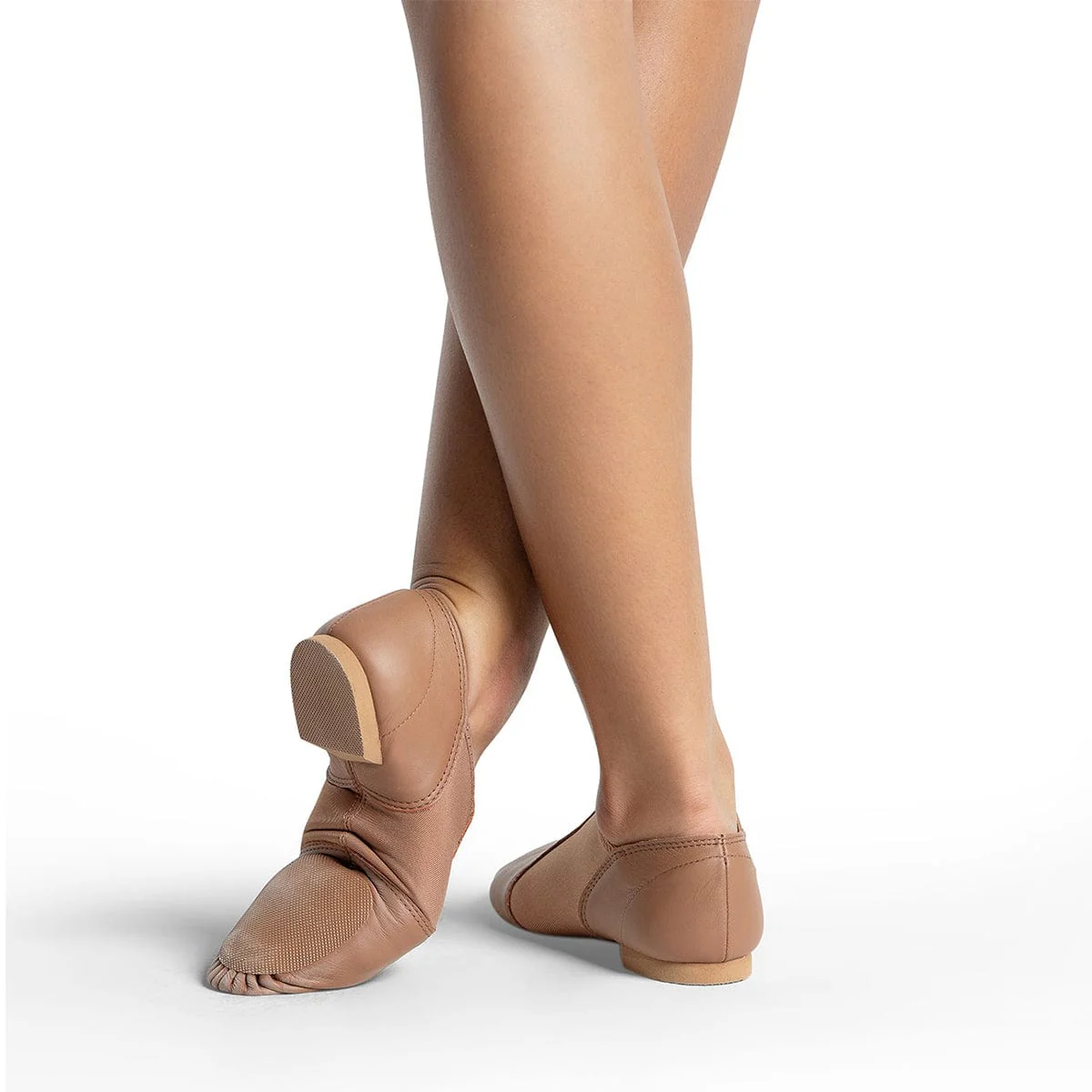 Capezio E-Series Jazz Slip On Jazz Shoes - Maple - Image 3