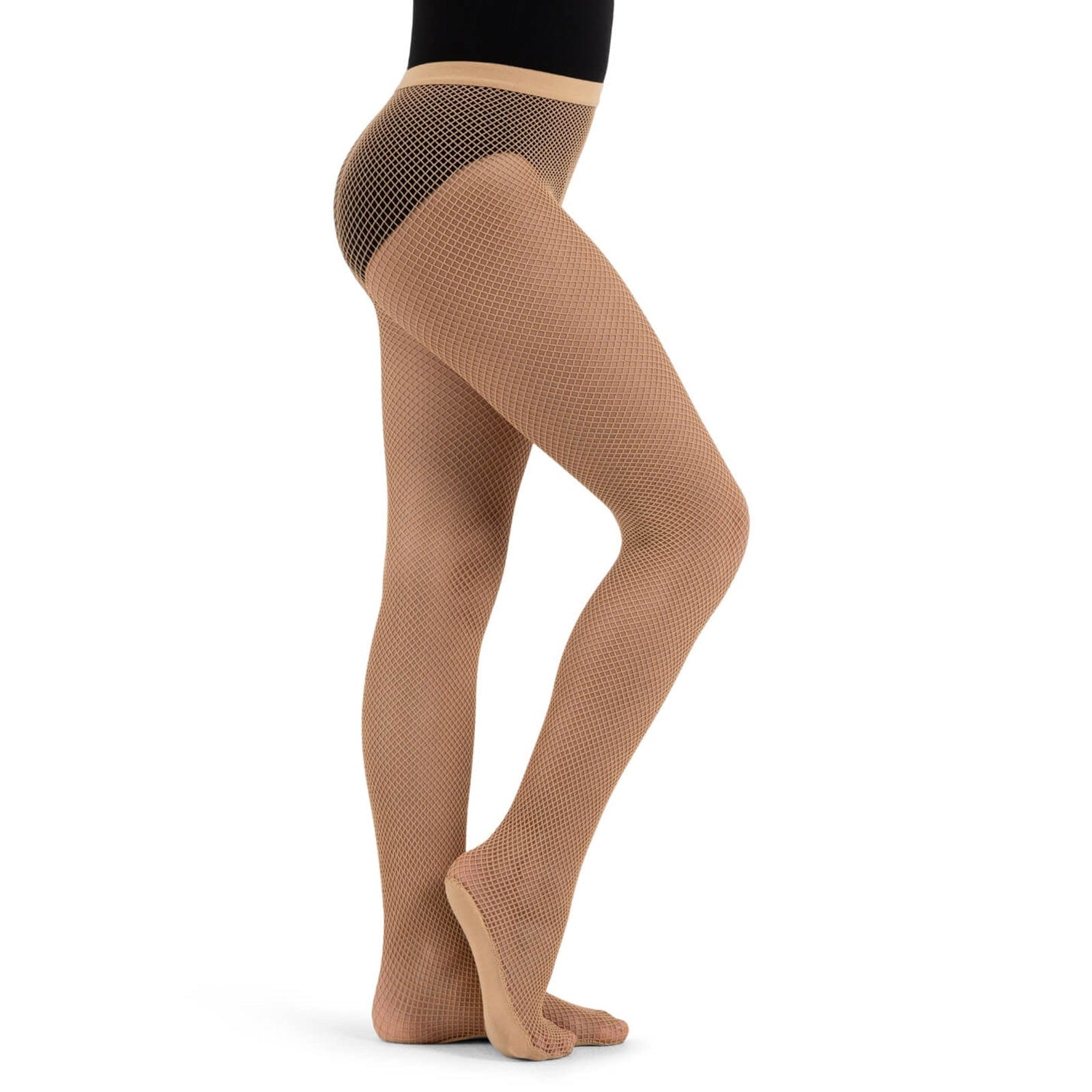 Capezio Professional Child Fishnet Seamless Tights - Image 4