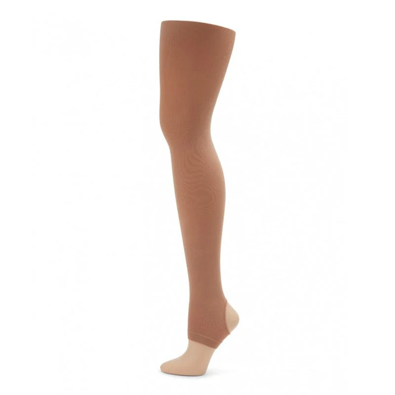 Capezio Self Knit Girl's Stirrup Tights - Image 3