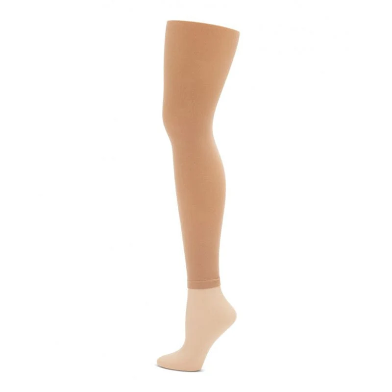 Capezio Ultra Soft Self Knit Waistband Adult Footless Tights - Image 3