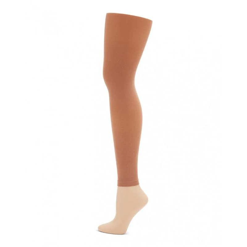Capezio Ultra Soft Self Knit Waistband Adult Footless Tights - Image 5