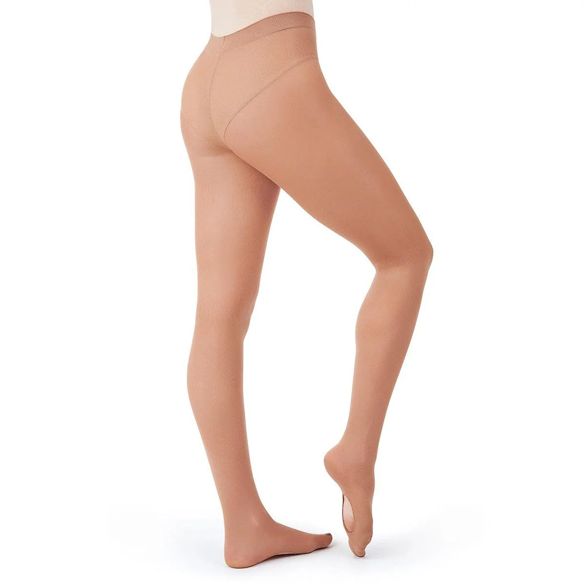 Capezio Ultra Soft Self Knit Waistband Adult Transition Tights - Image 12