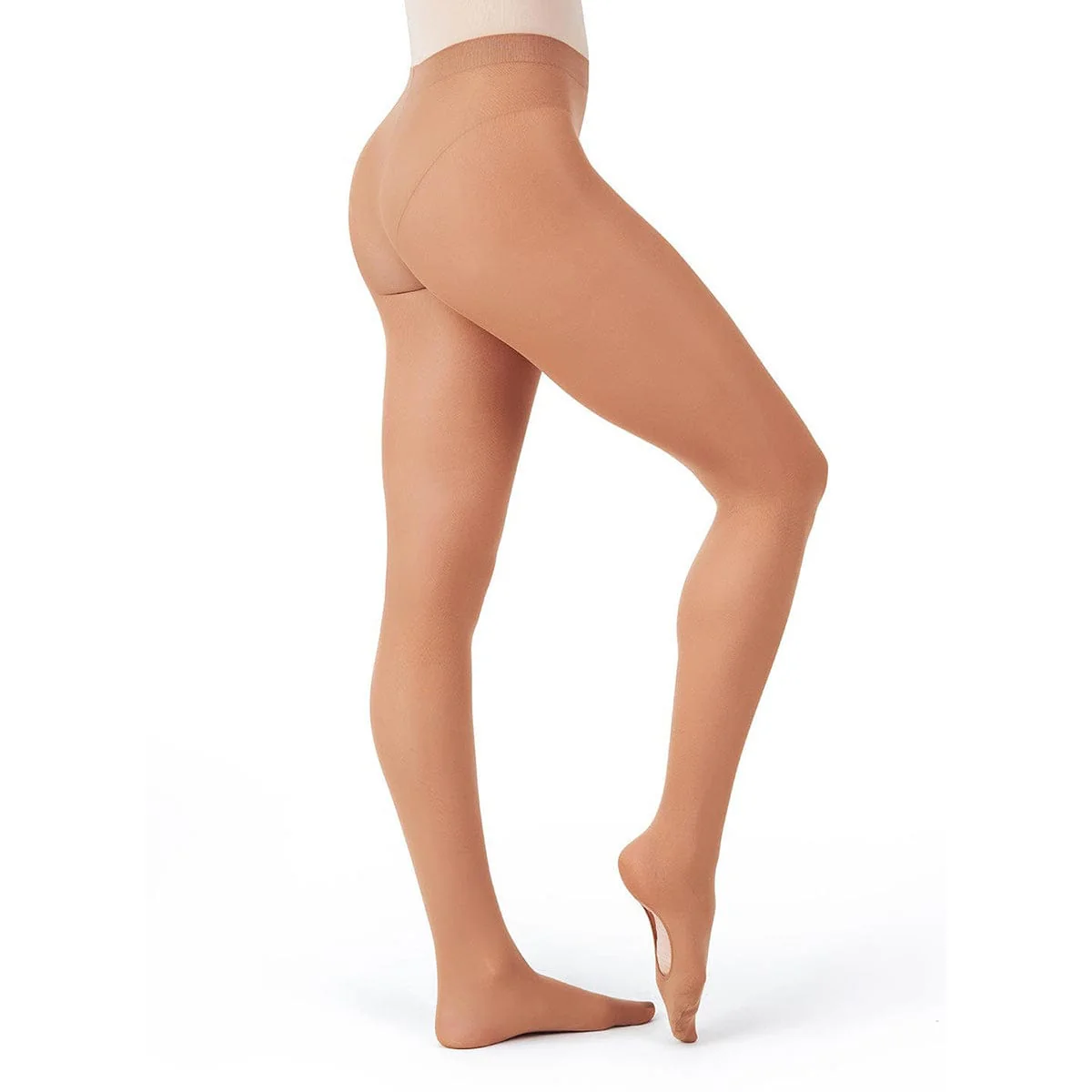 Capezio Ultra Soft Self Knit Waistband Girl's Transition Tights - Image 14