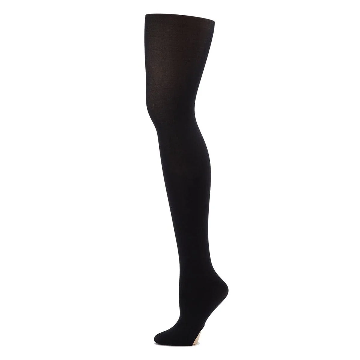 Capezio Ultra Soft Self Knit Waistband Girl's Transition Tights - Image 5