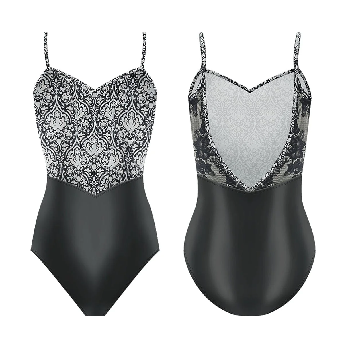 Danse de Paris Chanelle Leotard - Ebony Lotus