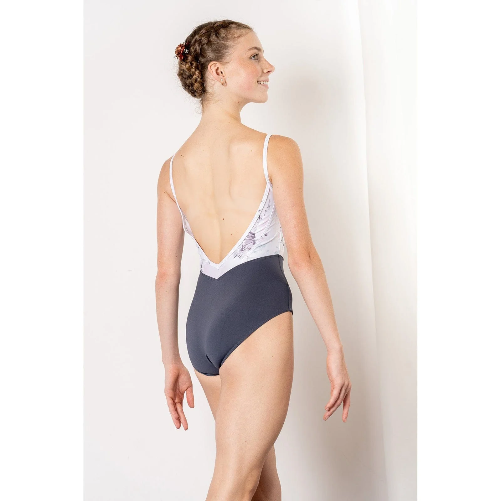 Danse de Paris Demi Antoinette Leotard - Willow Slate - Image 3
