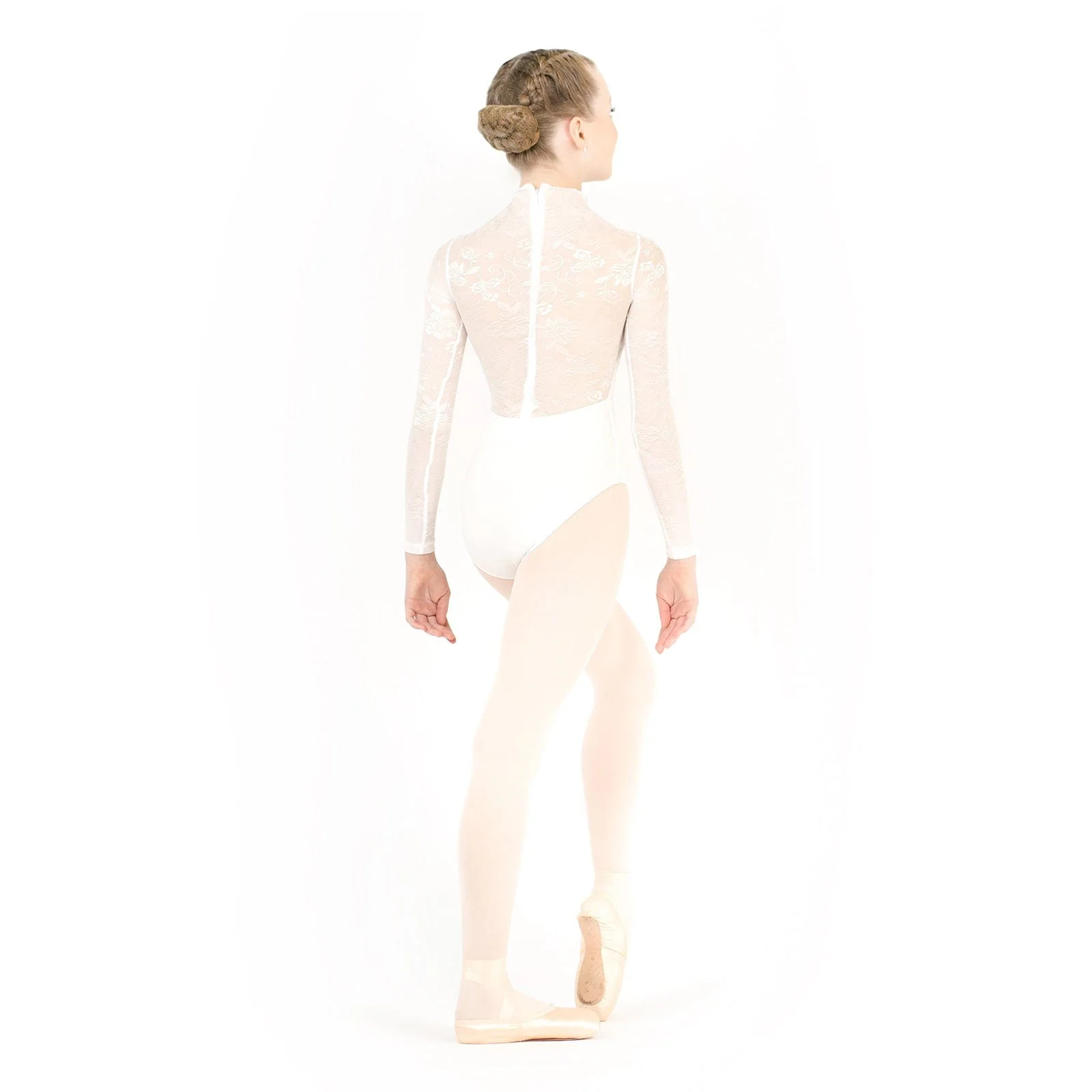 Danse de Paris Snowflake Leotard - White Lace - Image 5