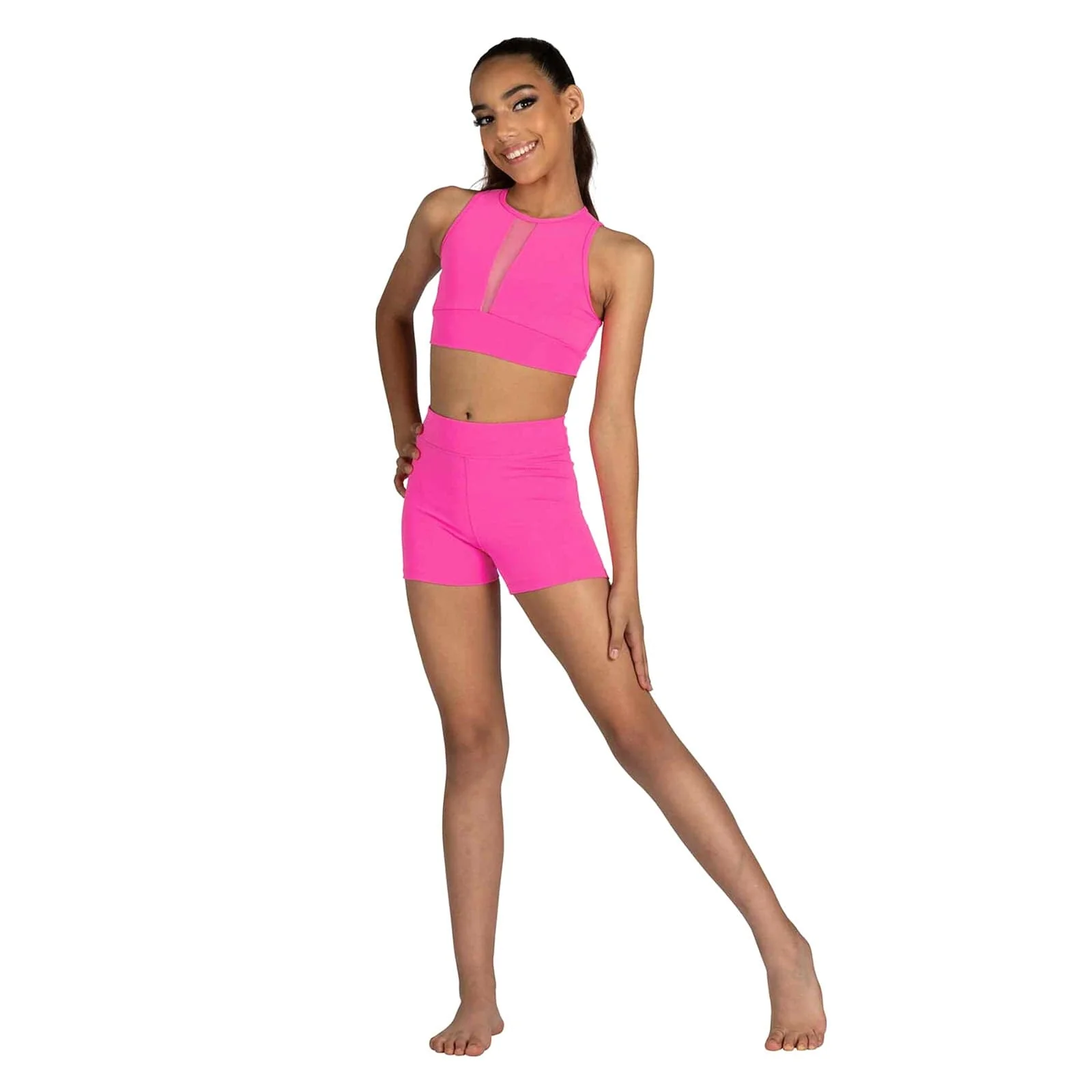Danznmotion Child High Waisted Booty Shorts - Image 13