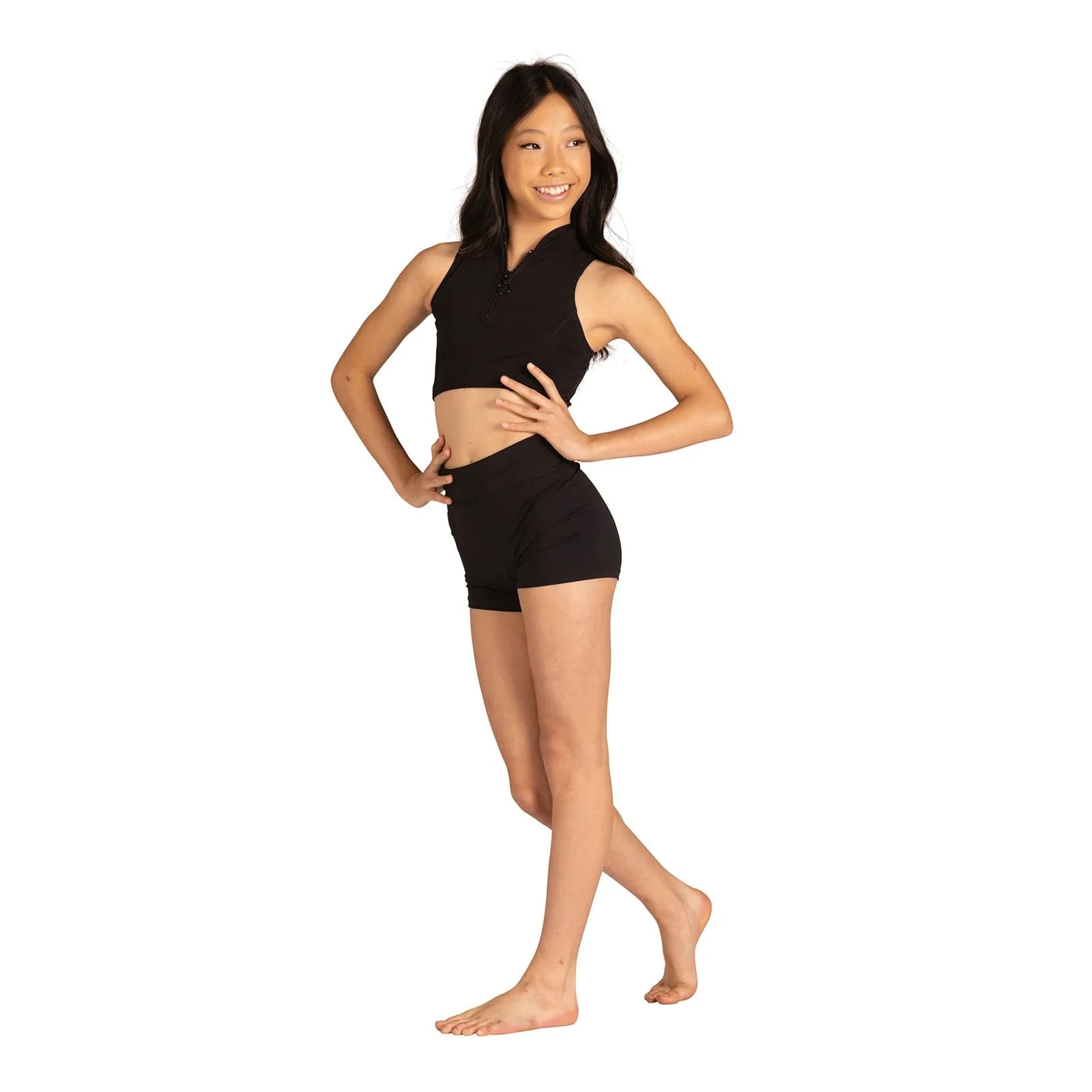 Danznmotion Child High Waisted Booty Shorts - Image 2