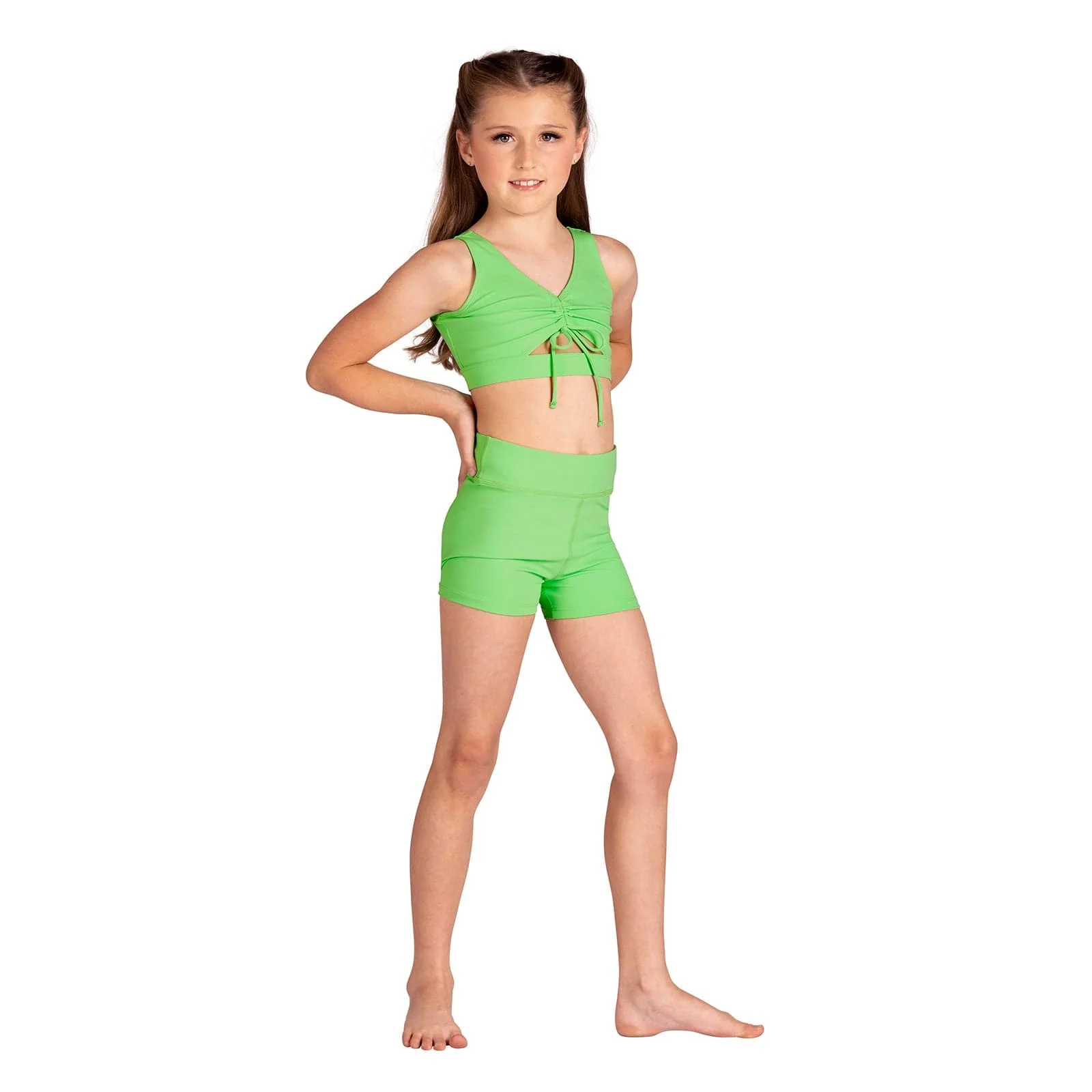 Danznmotion Child High Waisted Booty Shorts - Image 6