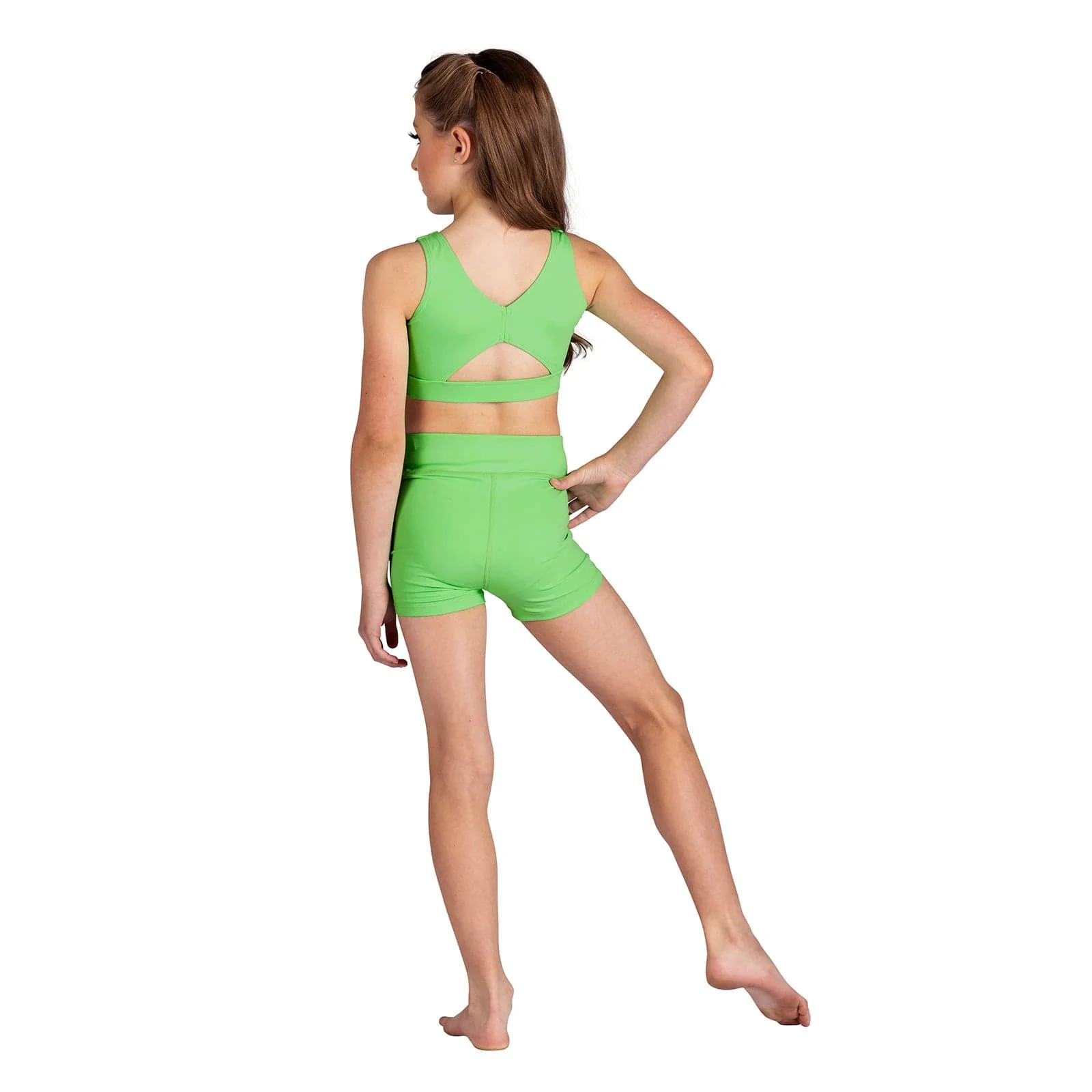 Danznmotion Child High Waisted Booty Shorts - Image 7