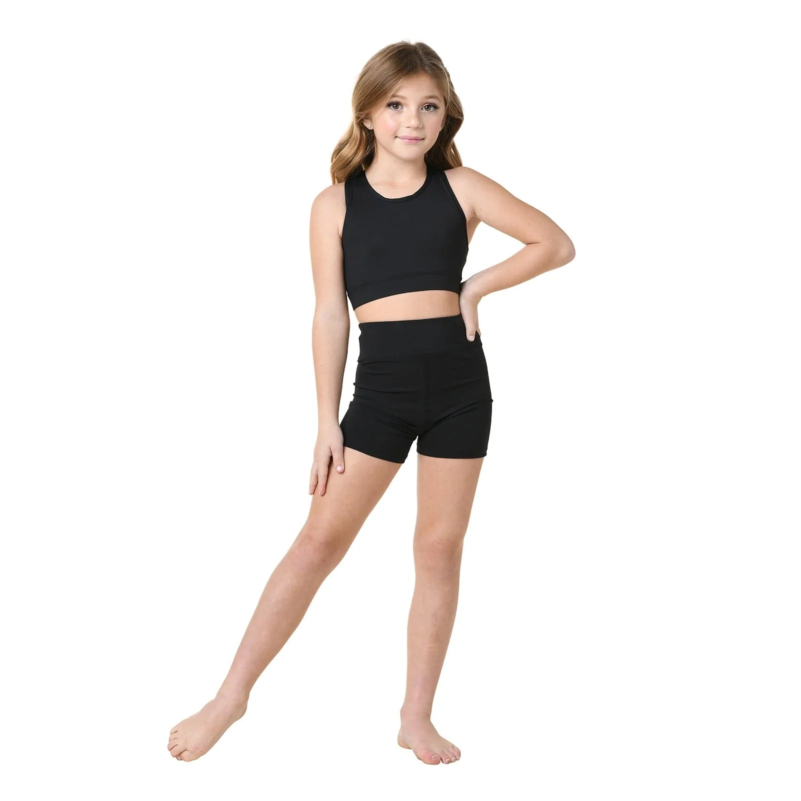 Danznmotion Child High Waisted Booty Shorts - Image 9