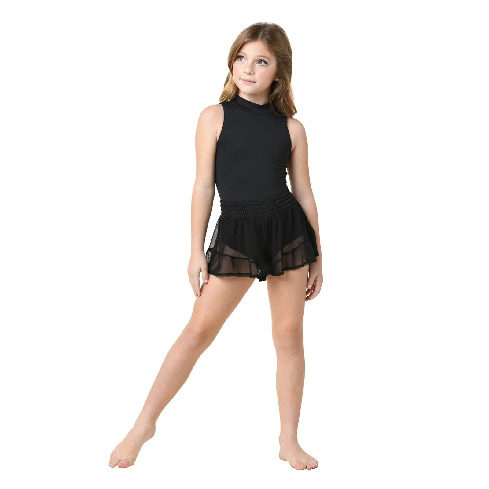 Danznmotion Child Lyric Mesh Shorts