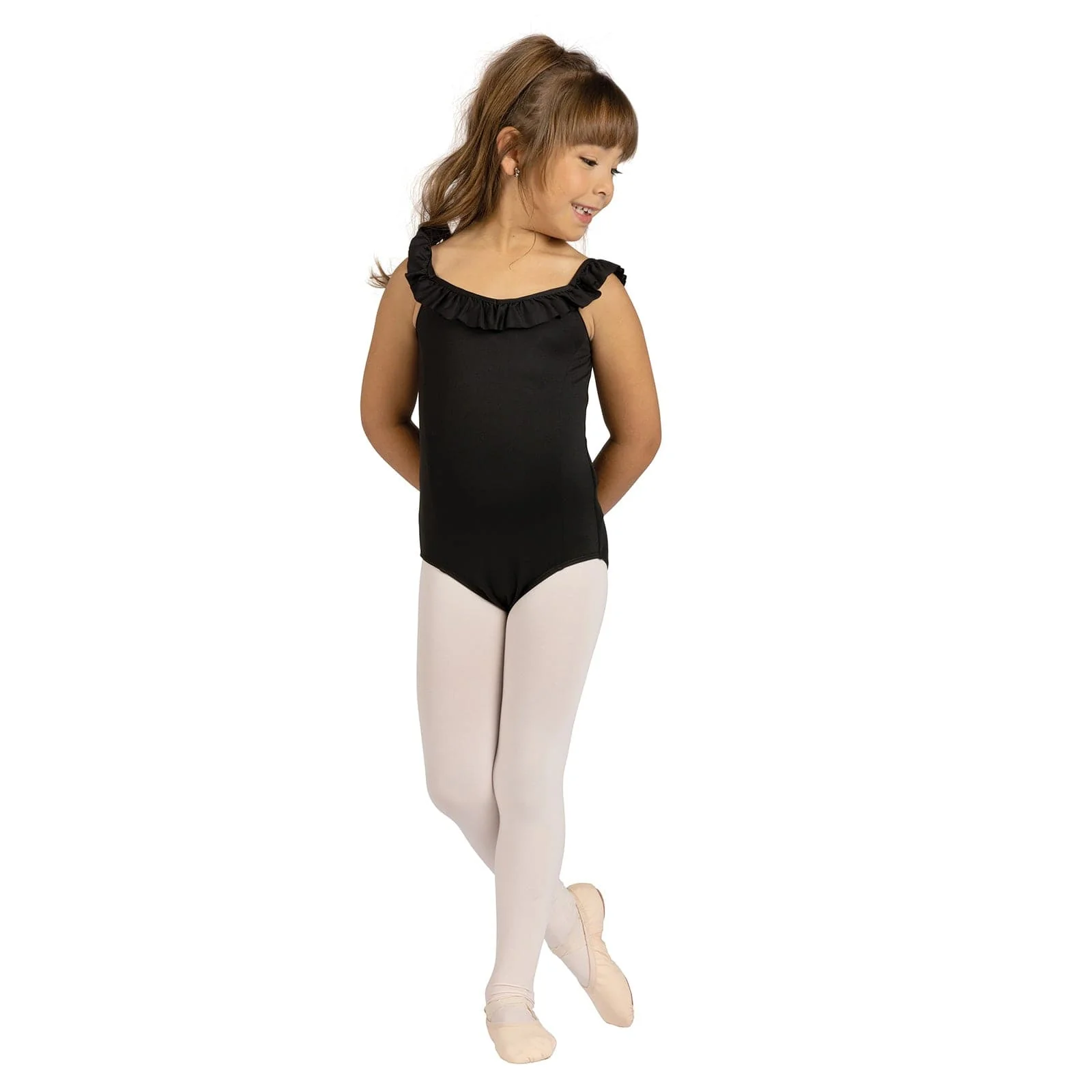 Danznmotion Child Ruffle Neck Leotard - Image 3