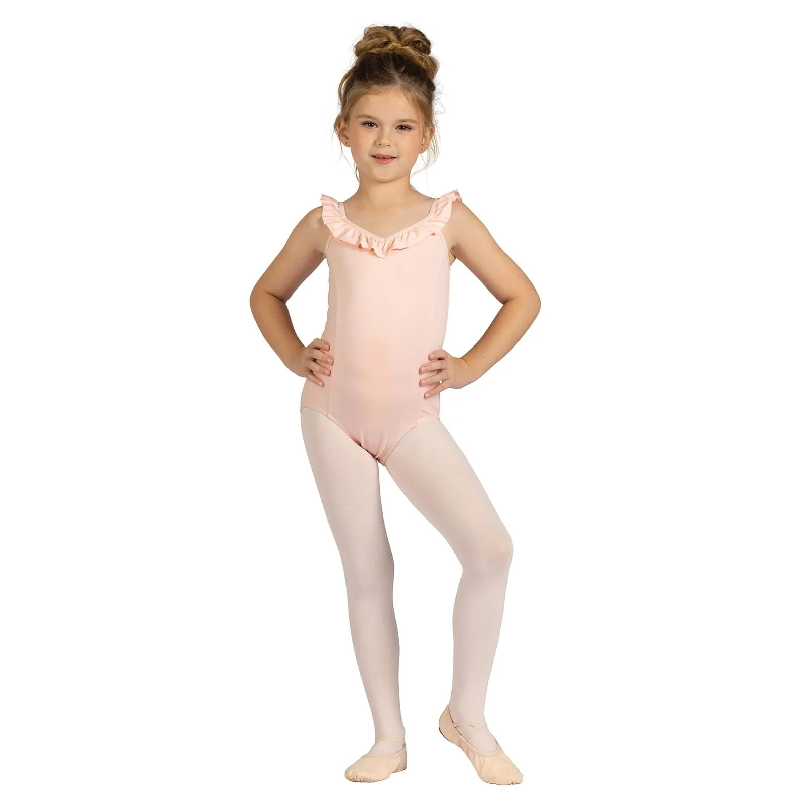 Danznmotion Child Ruffle Neck Leotard - Image 5