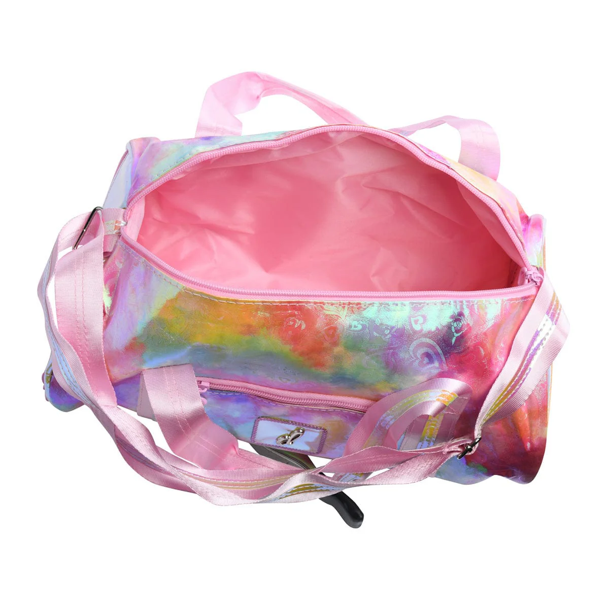 Danznmotion Pastel Clouds and Hearts Duffel Bag - Image 3