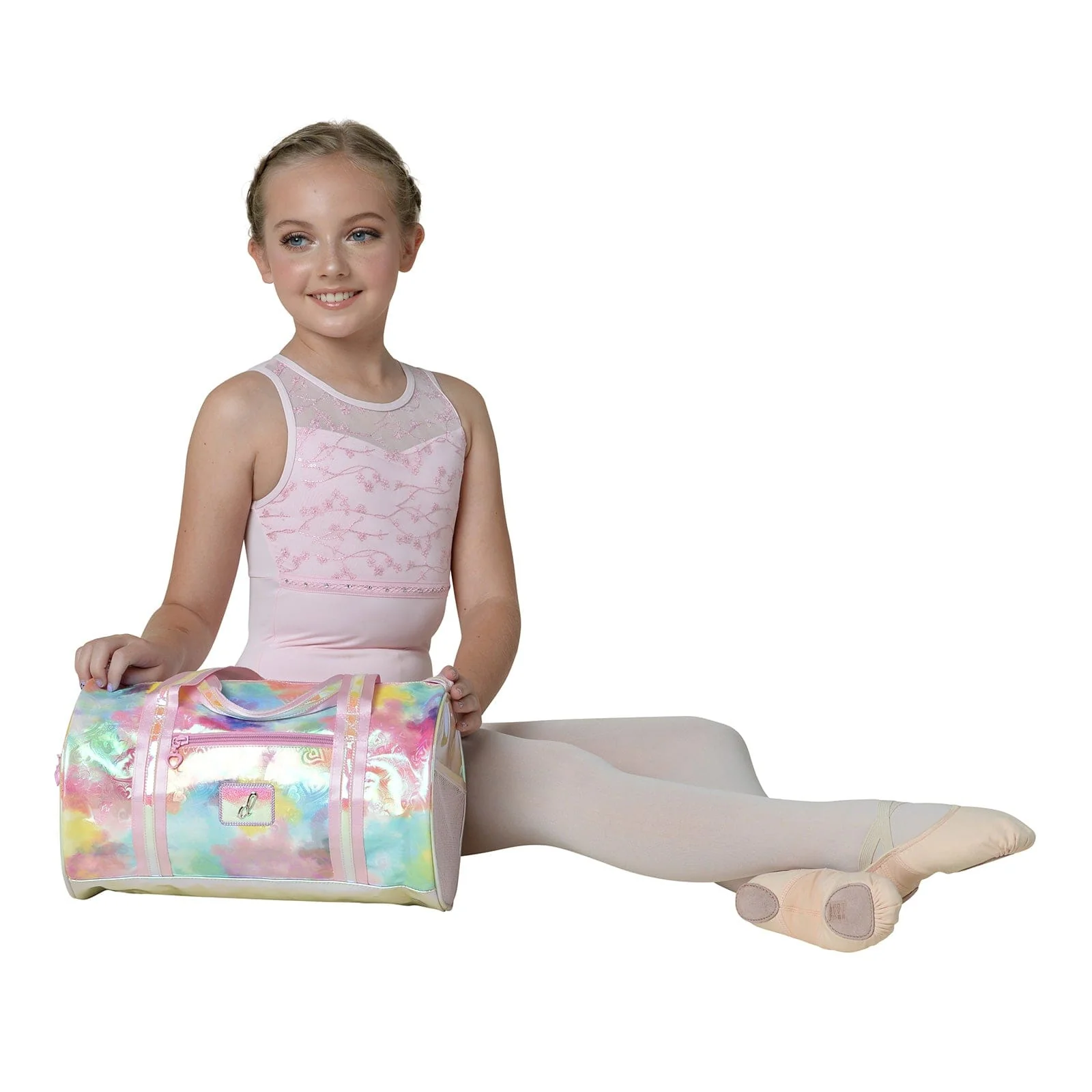 Danznmotion Pastel Clouds and Hearts Duffel Bag - Image 4