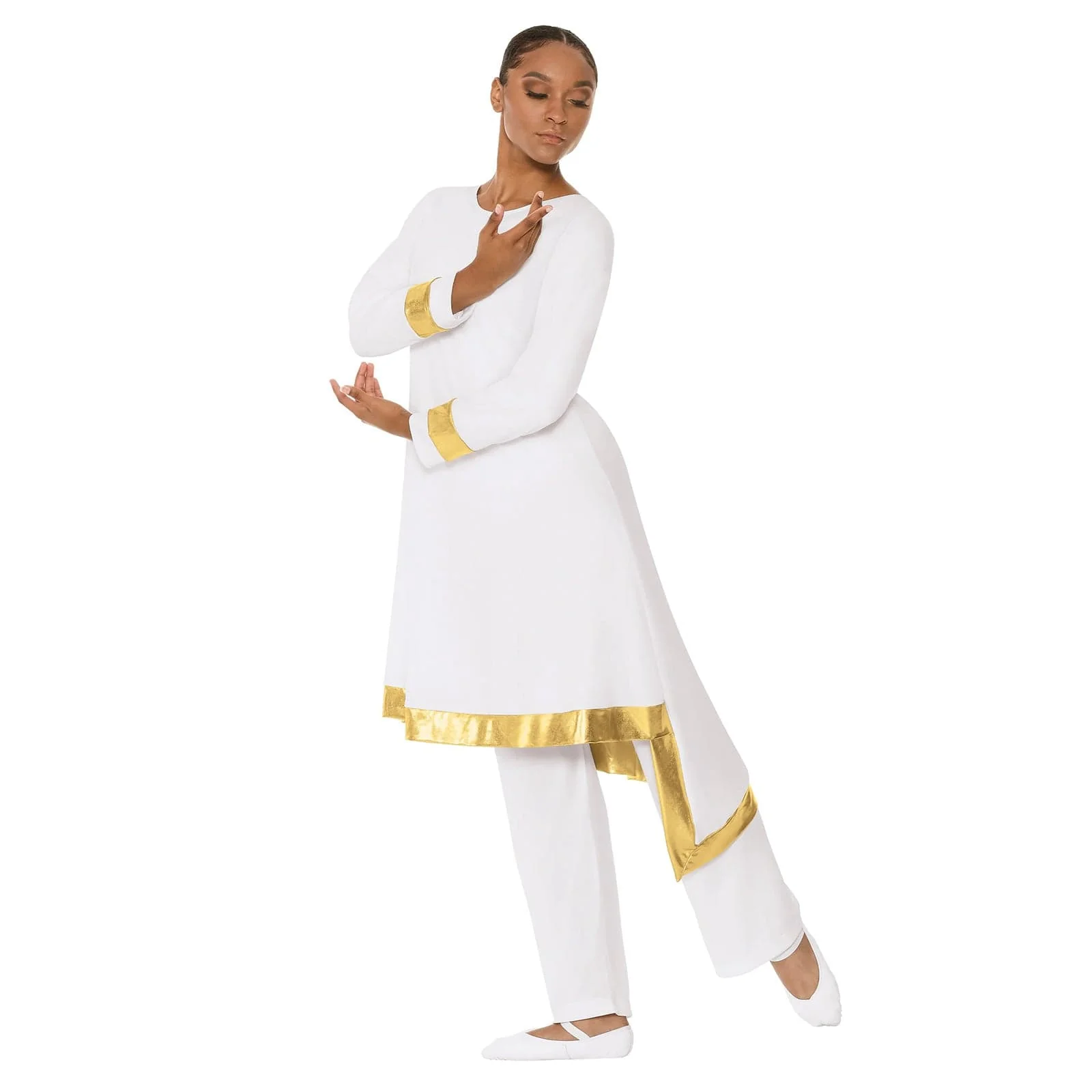 Eurotard Adult High Favor Angled Hem Tunic - Image 4