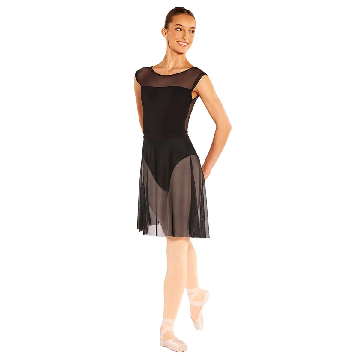 Eurotard Adult Long Mesh Pull-On Skirt