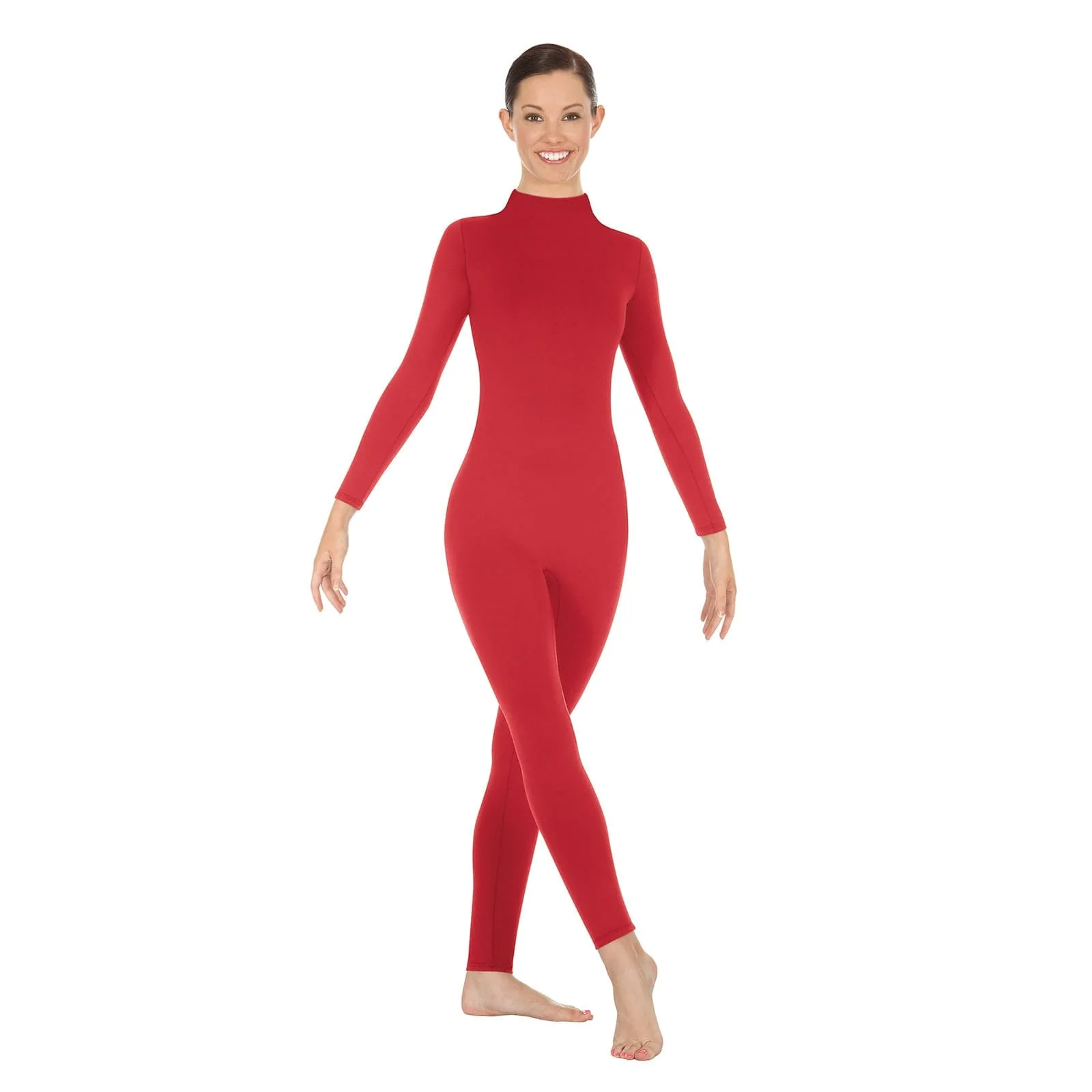 Eurotard Adult Mock Neck Long Sleeve Unitard - Image 3