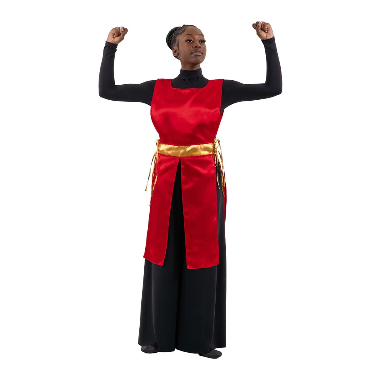 Eurotard Adult Rose of Sharon Satin Four Panel Ephod - Image 2