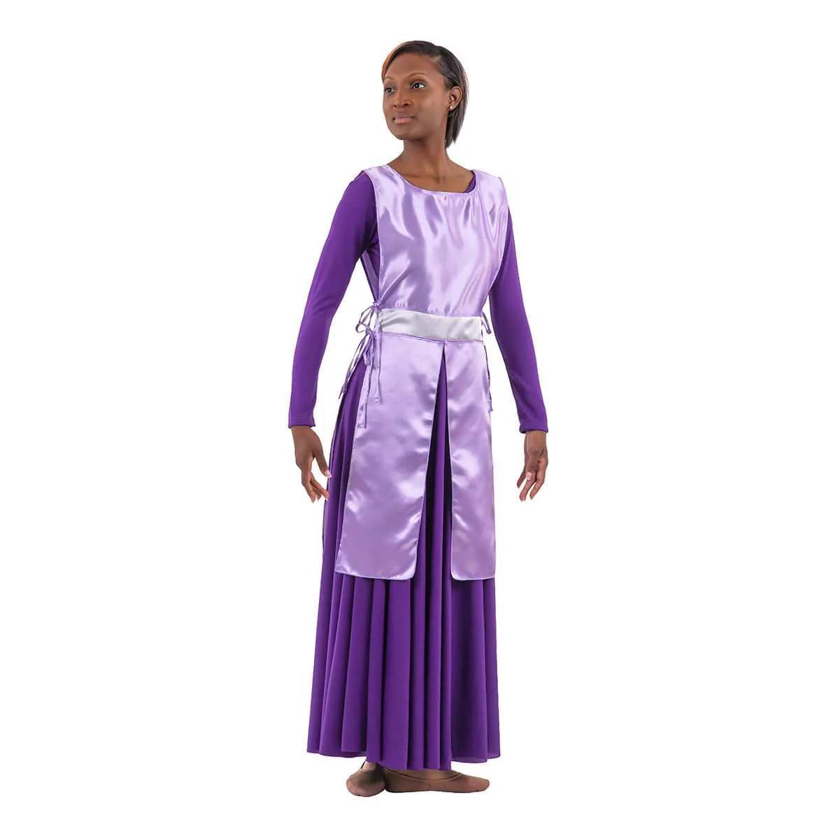 Eurotard Adult Rose of Sharon Satin Four Panel Ephod - Image 3