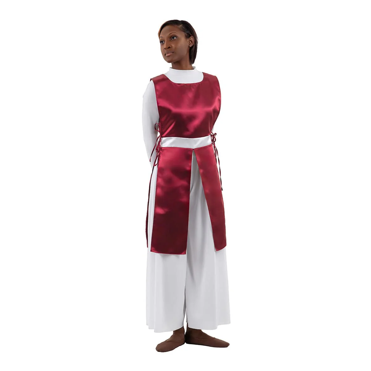 Eurotard Adult Rose of Sharon Satin Four Panel Ephod - Image 5