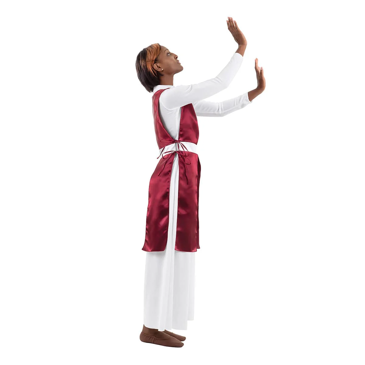Eurotard Adult Rose of Sharon Satin Four Panel Ephod - Image 6