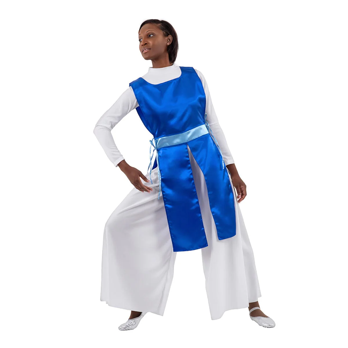 Eurotard Adult Rose of Sharon Satin Four Panel Ephod - Image 7