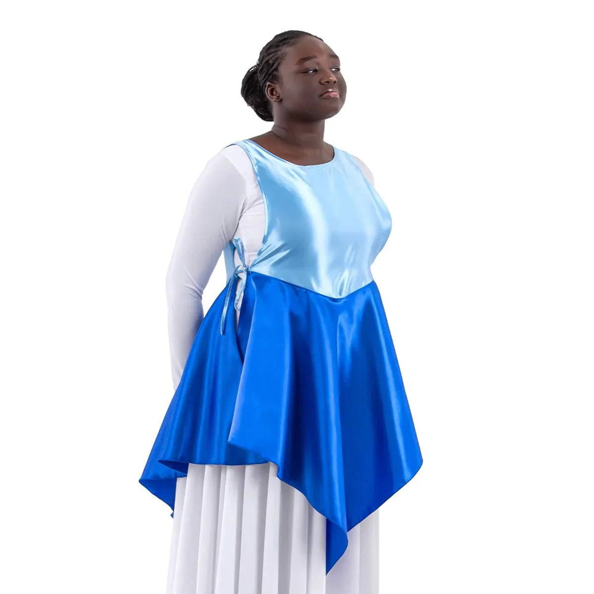 Eurotard Adult Rose of Sharon Satin Peplum Ephod - Image 5