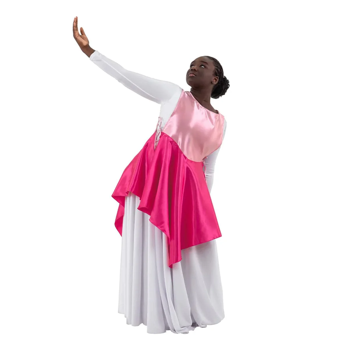 Eurotard Adult Rose of Sharon Satin Peplum Ephod - Image 6